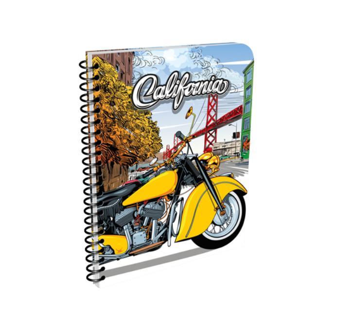 Jegyzetfüzet A5 Lux 80 lap spirálos