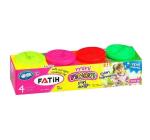 Gyurma 4 szín neon Play dough