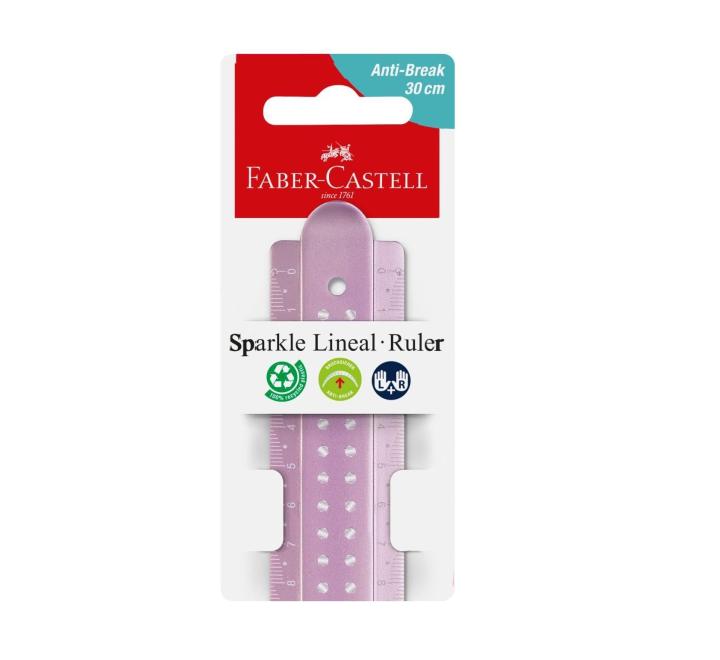 Vonalzó 30cm Sparkle Faber-Castell