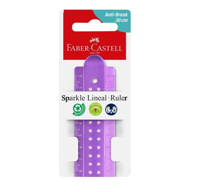 Vonalzó 30cm Sparkle Faber-Castell