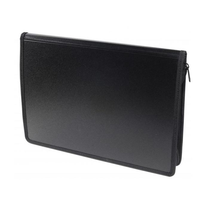 Mappa,számológéppel és jegyzettömbbel fekete