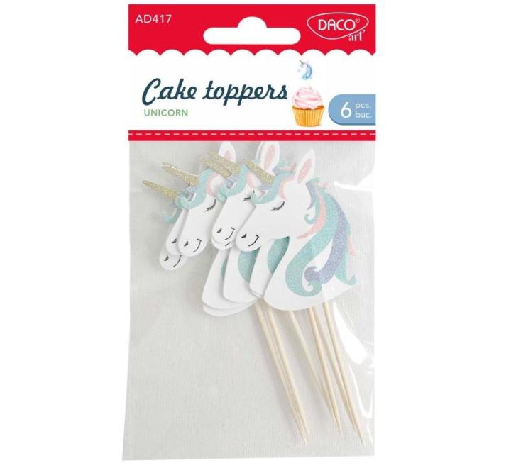 Kézműves kiegészítők-Sütibe szurható unikornis