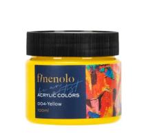 Akril festék 100ml Deli Finenolo sárga