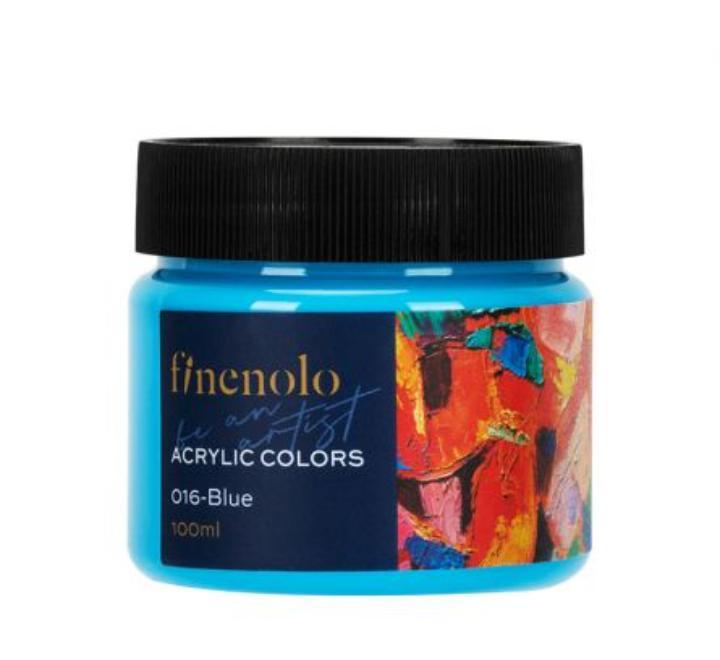 Akril festék 100ml Deli Finenolo kék