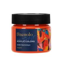 Akril festék 100ml Deli Finenolo cinóber piros