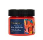 Akril festék 100ml Deli Finenolo piros