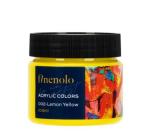 Akril festék 100ml Deli Finenolo citromsárga