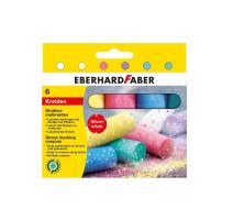 Creta 6 culori glitter desen asfalt EberhardFaber