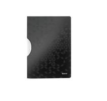 Dosar plastic cu clip negru Leitz