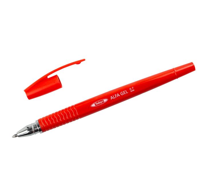 Golyóstoll Todays alfa gel 0.7mm piros