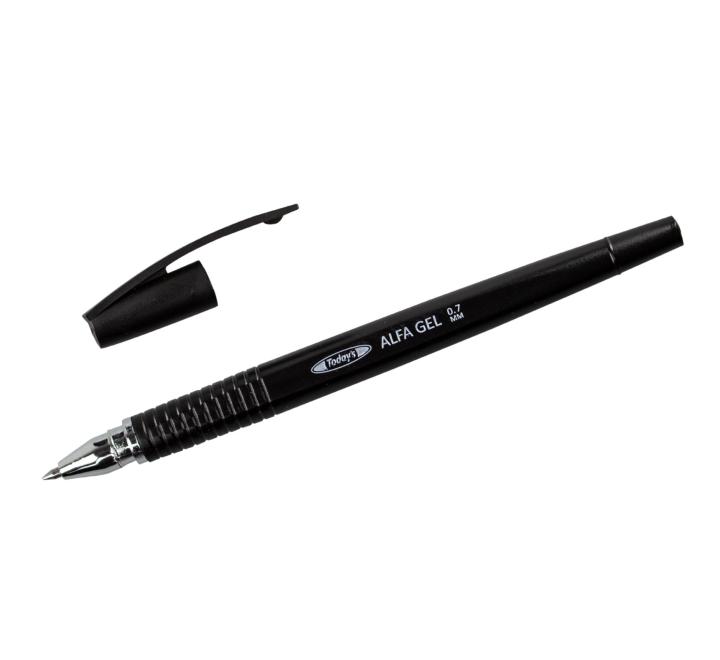Golyóstoll Todays alfa gel 0.7mm fekete