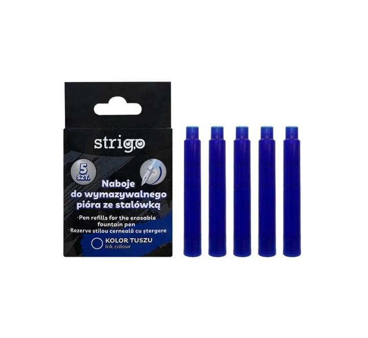 Tintapatron 5/szett Strigo kék