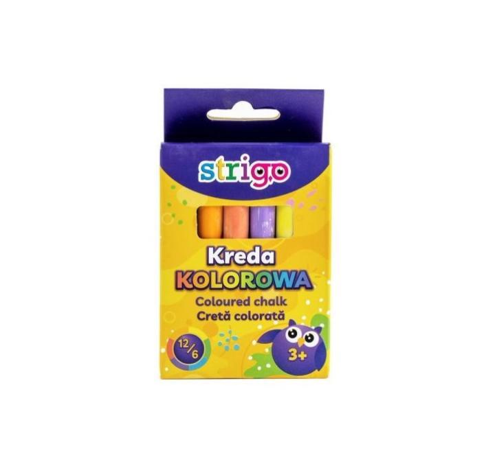 Színes kréta 12 szín Strigo