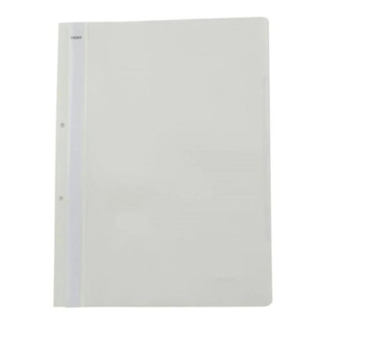 Sínes műanyag mappa fehér Noki