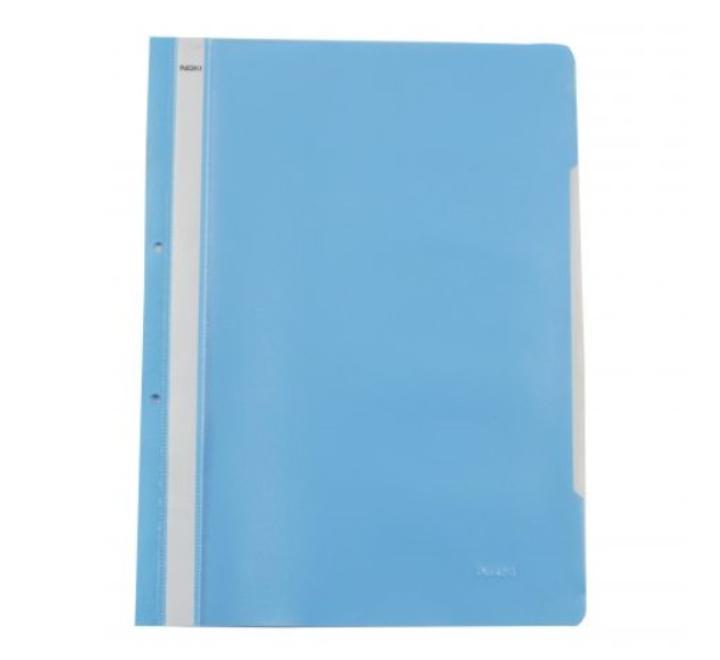 Sínes műanyag mappa világoskék Noki