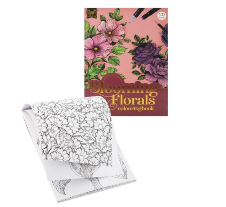 Kifestőkönyv Blooming Florals