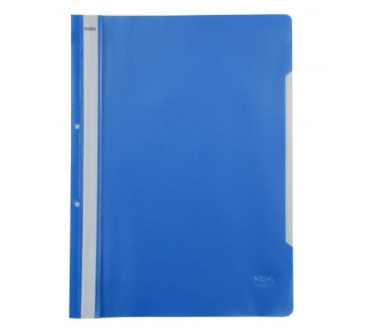Műanyag sínes mappa Noki kék