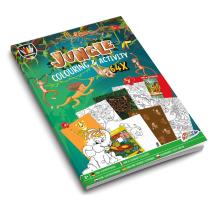 Carte colorat + activitati Jungle
