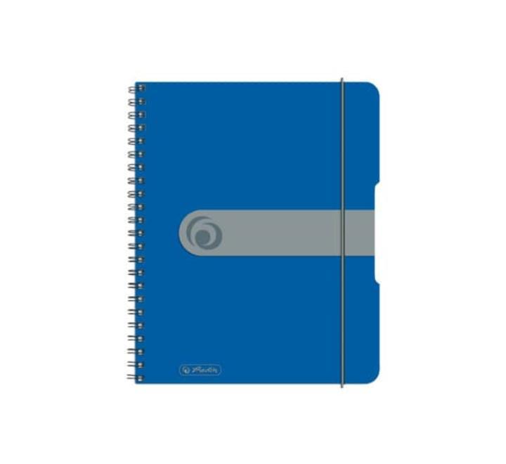 Füzet A5 80 lap spirálos kockás kék