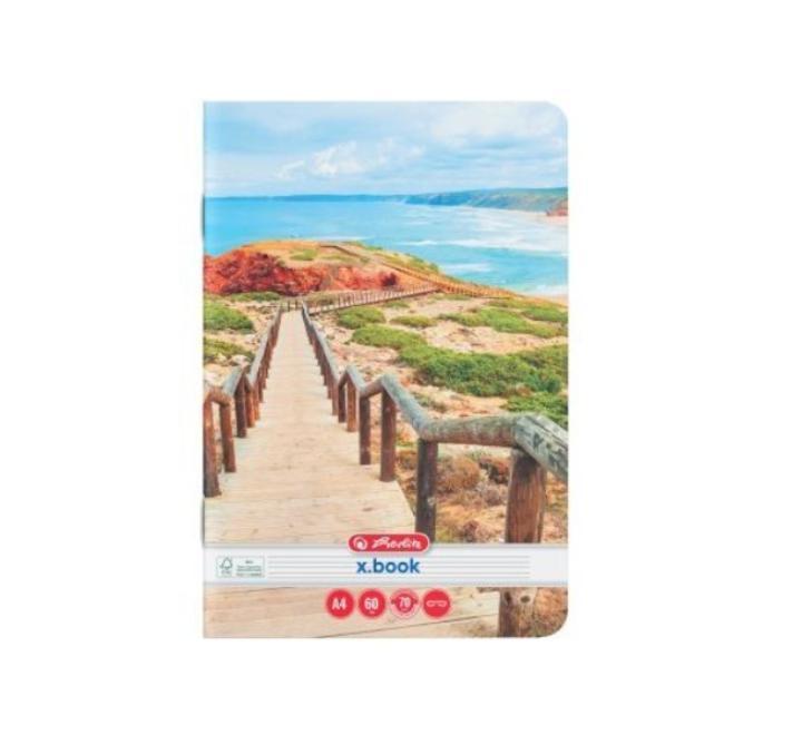 Füzet A4 60 lapos vonalas Summer Herlitz