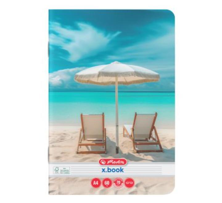 Füzet A4 60 lapos vonalas Summer Herlitz