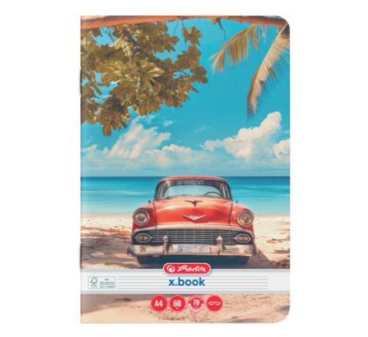 Füzet A4 60 lapos vonalas Summer Herlitz