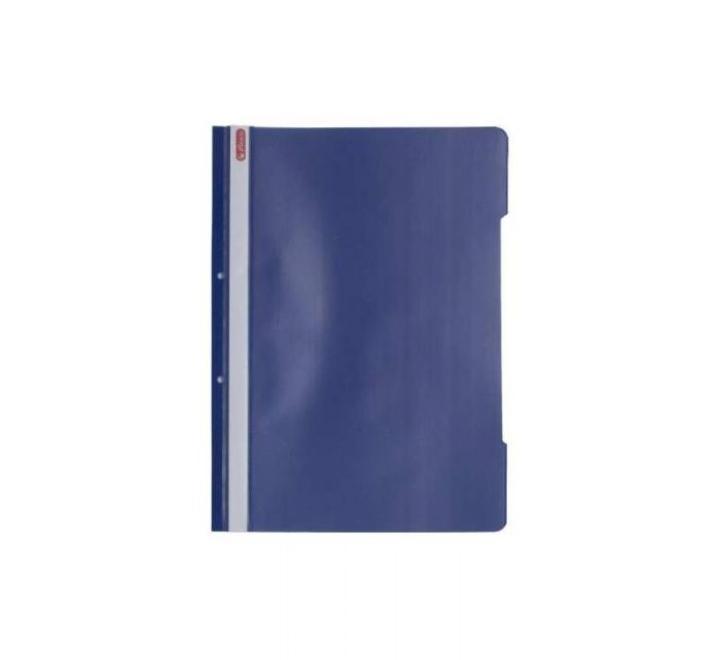 Műanyag sínes mappa Noki sötét kék