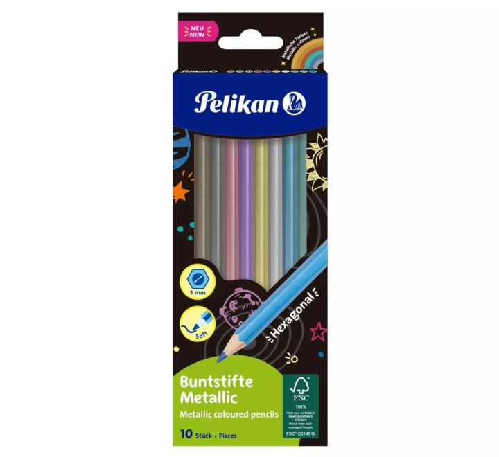 Színes ceruzák 10 szín Pelikan