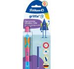 Töltőtoll Griffix balkezeseknek rozsaszin