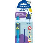 Töltőtoll Griffix jobb kezeseknek kék