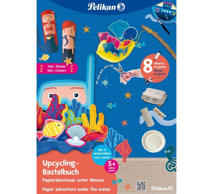 Kreatív foglalkoztató füzet kivágásokkal, Sea World motívum, A4 32 lapos