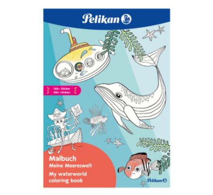 Kreatív foglalkoztató füzet kivágásokkal, Blue Sea motívum, A4 32 lapos