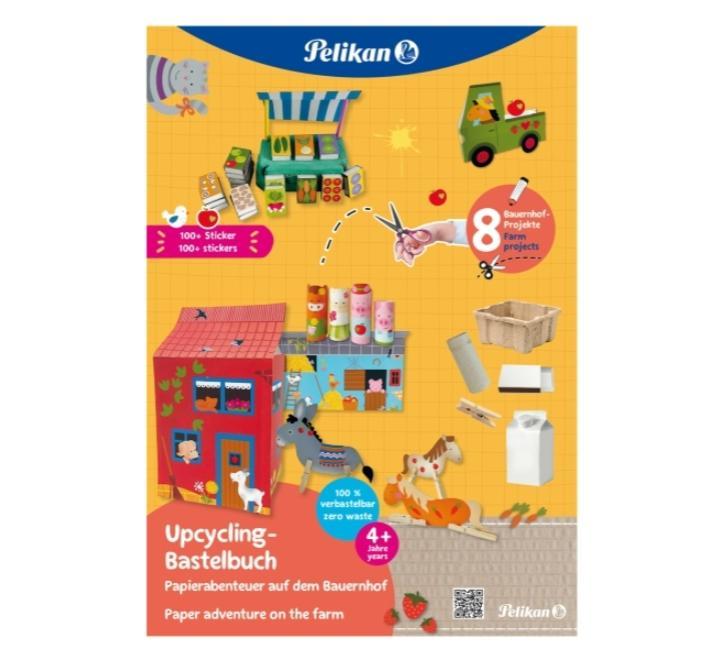 Kreatív foglalkoztató füzet kivágásokkal, Farm motívum, A4 32 lapos