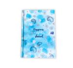 Füzet A5-ös, 90 g/m², négyzetrácsos, kemény borító, 96 lap