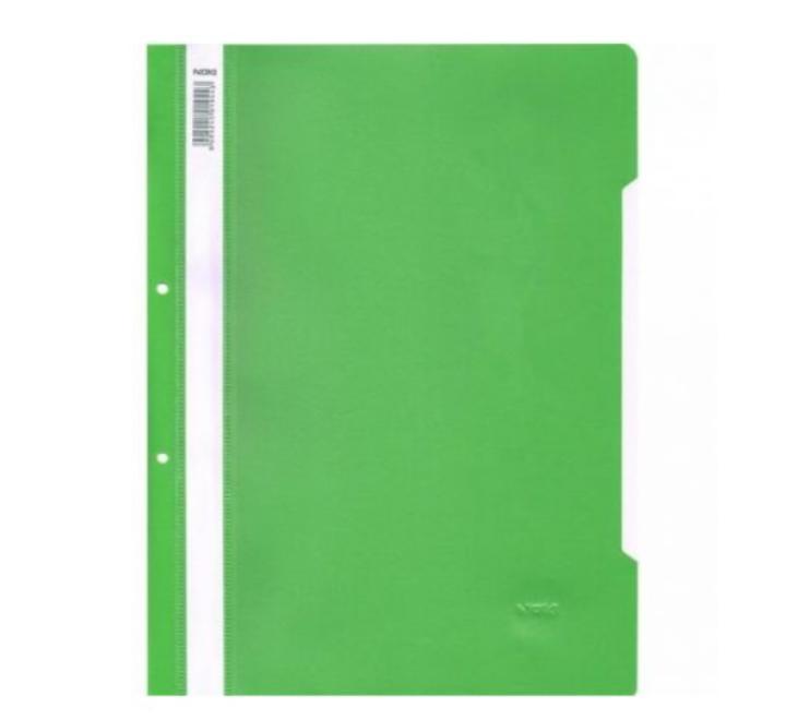Műanyag sínes mappa Noki világos zöld