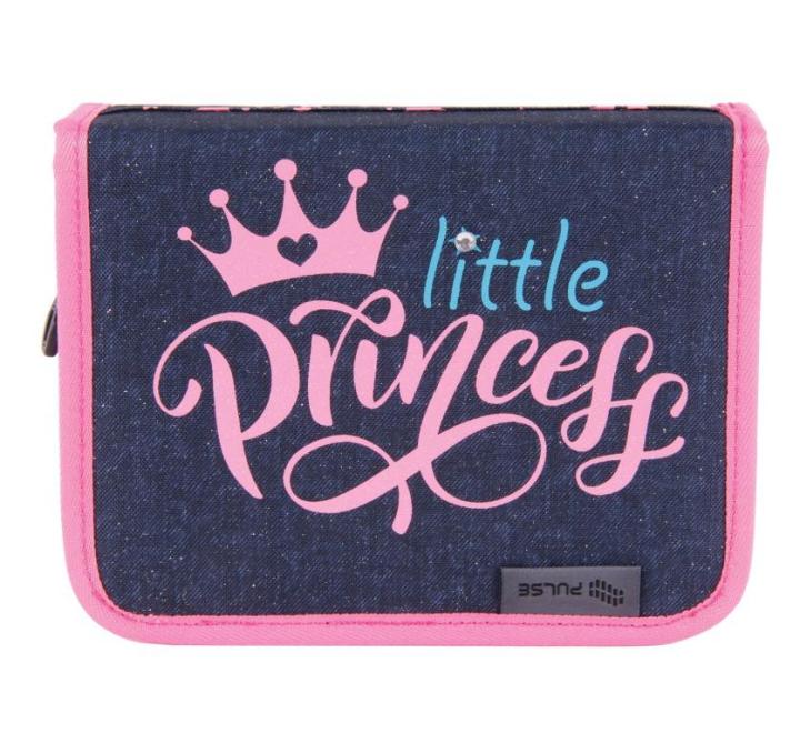 Tolltartó berendezetlen,1 cipzárral,2 klapnis,Jeans Princess