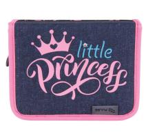 Tolltartó berendezetlen,1 cipzárral,2 klapnis,Jeans Princess