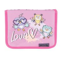 Tolltartó berendezetlen,1 cipzárral,2 klapnis,Owl Love