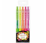 Neon gél toll 5 szín/készlet