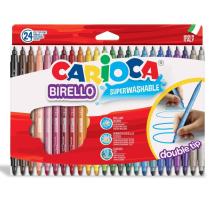 Carioca dublu 24 culori Carioca Birello