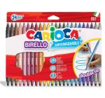 Filctoll 24 szín kétvégű Carioca Birello