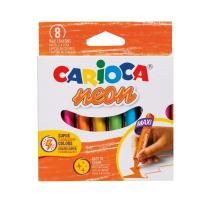 Zsírkréta 8 neon szín Carioca