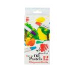 Olajpasztell kréta 12 szín Ico