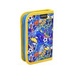 Tolltartó,berendezetlen, 2 klapnis,motivum Football Doodle