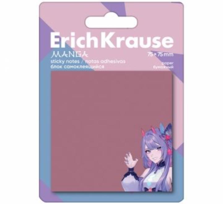 Öntapadós jegyzettömb 75x75mm 50 lap ErichKrause Manga