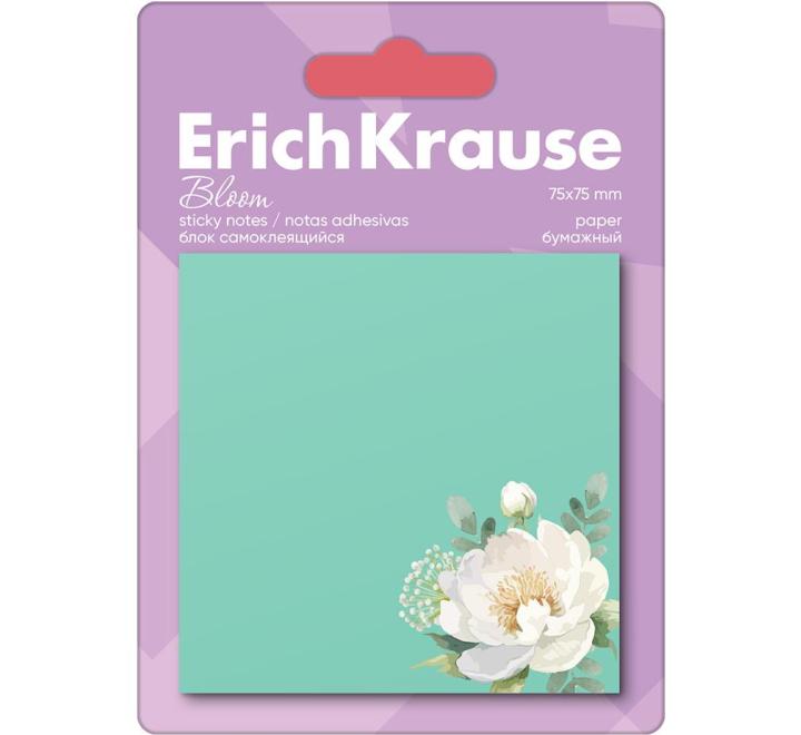 Öntapadós jegyzettömb 75x75mm 50 lap ErichKrause Bloom