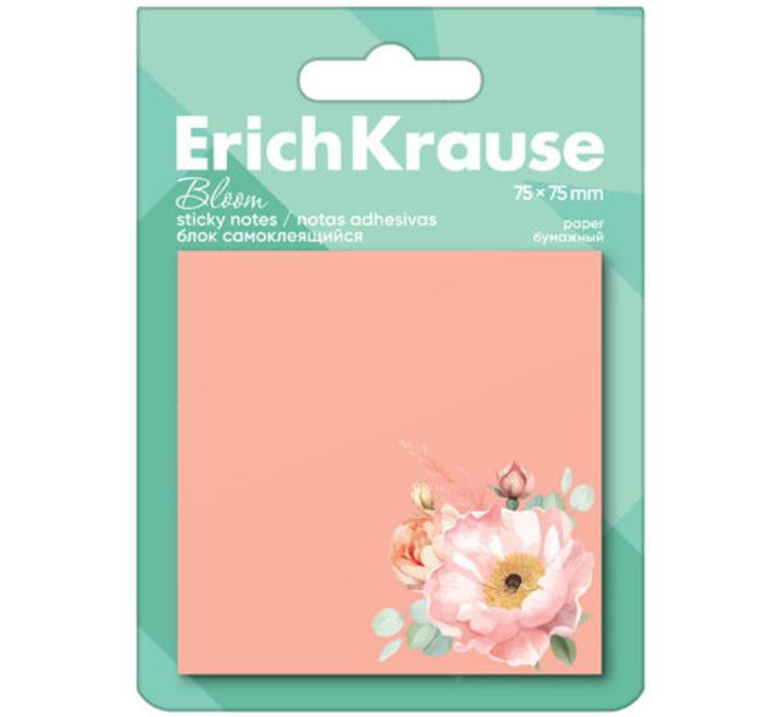 Öntapadós jegyzettömb 75x75mm 50 lap ErichKrause Bloom