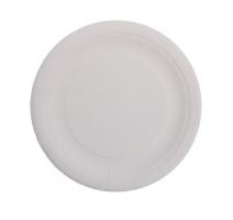 Farfurii carton rotunde albe 22cm