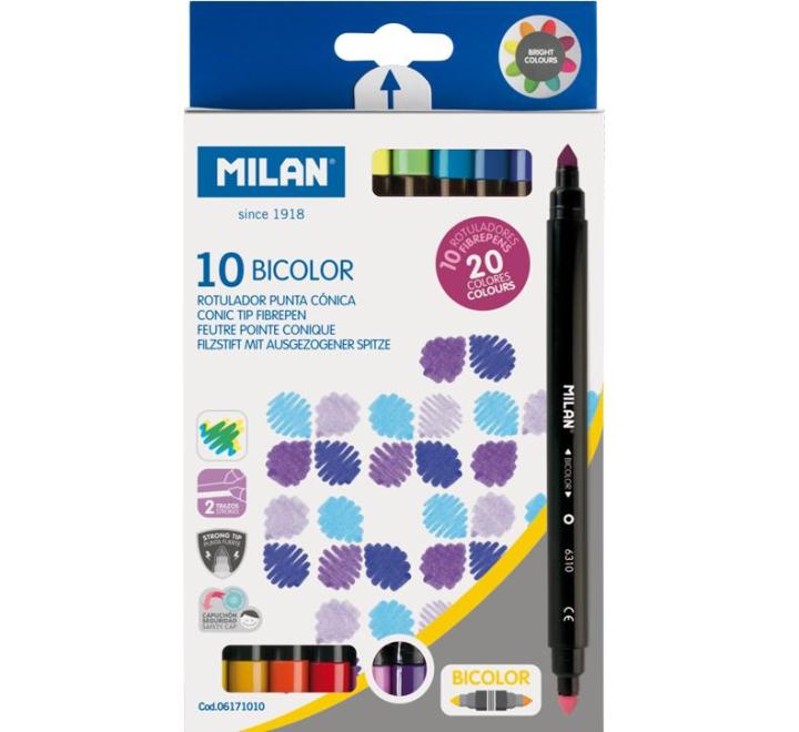 Filctoll 10 szin kétszínű Milan