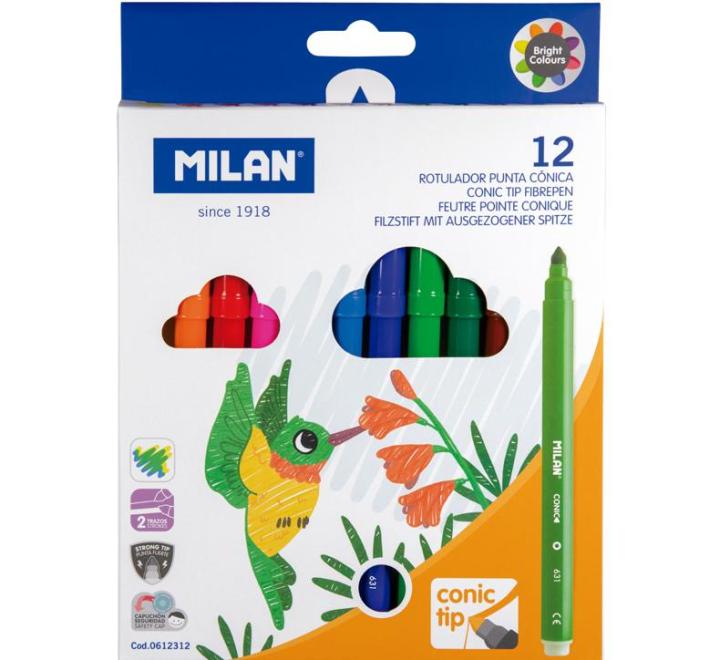 Filctoll 12 színű kúpos hegy Milan